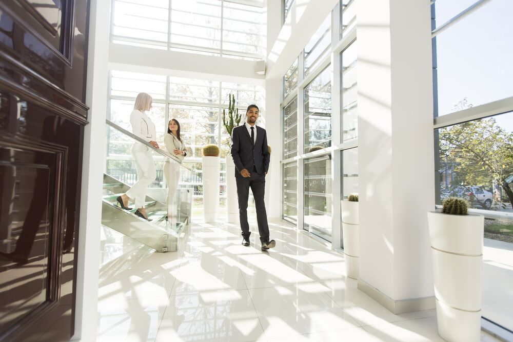 Modernes Wealth Management Office